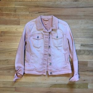 Merona blush pink jean jacket.